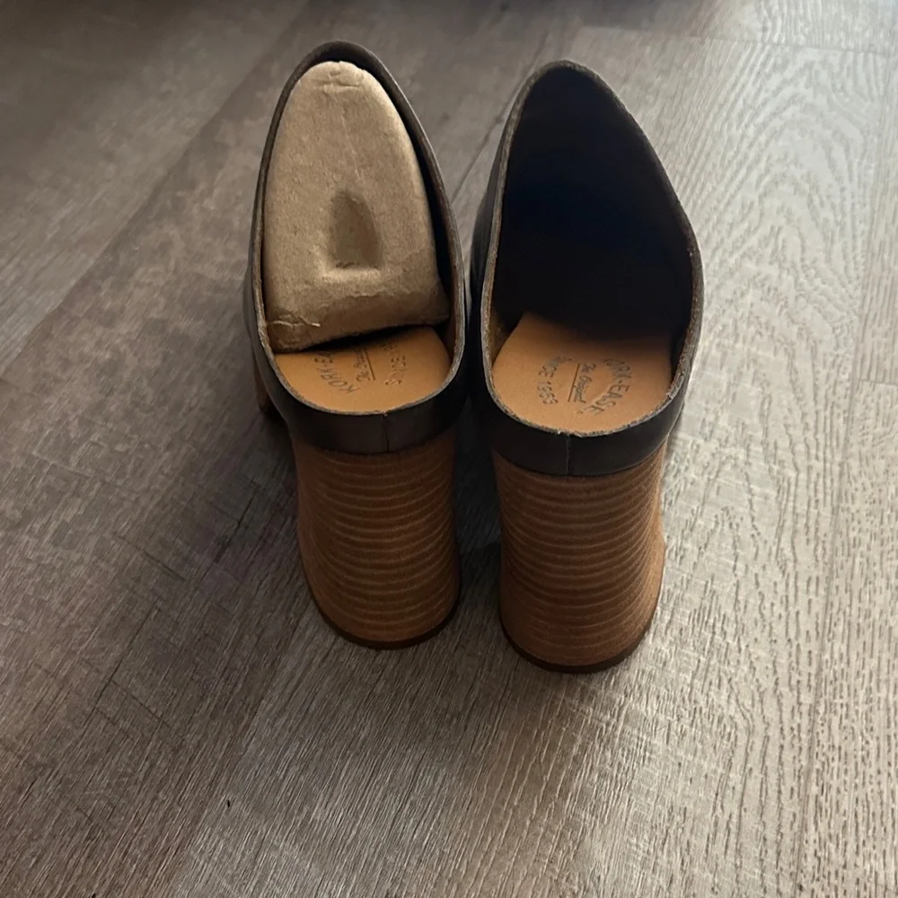 Kork-Ease Dark Brown Leather Slip-On Loafers - Picture 4 of 5